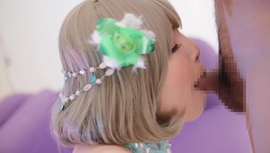 Large tits japanese cosplay sucking cock HD