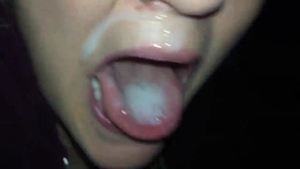 Teen dick sucking in public