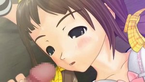 3d busty & big boobs maid raw pussy eating