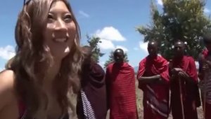 Ghetto japanese teen chick Aika May being pounded by BBC