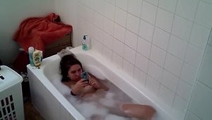 Huge tits slut fucking in shower