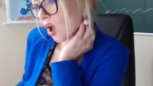 Large boobs teacher got her pussy pounded