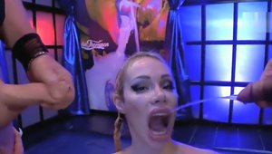 Large boobs Chessie Kay gangbang sex scene