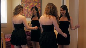 When Girls Play - Jenna Sativa with Misty Lovelace bends over