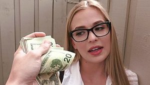 Public Pick Ups: Blonde babe Sloan Harper fuck for money