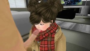 hentai Seductress mouth banging biggest Shaft