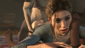 3D Toon Vidz - Sloppy fucking starring brunette Lara Croft