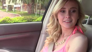 Casting Coach X: Peyton Coast gets plowed in the car in HD