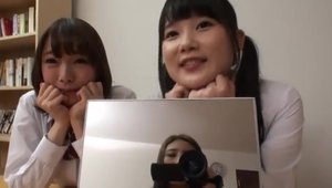 Asian kissing each other