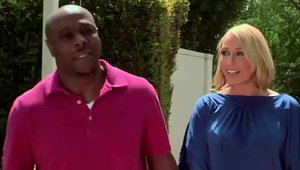 Wet Mellanie Monroe interracial banging outdoors