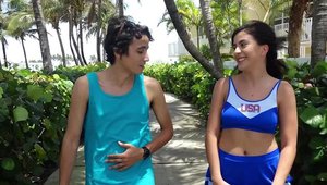 BANG.com - Naughty Natalie Brooks brunette swallow sex scene