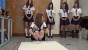 Asian girl feels in need of upskirt loud sex